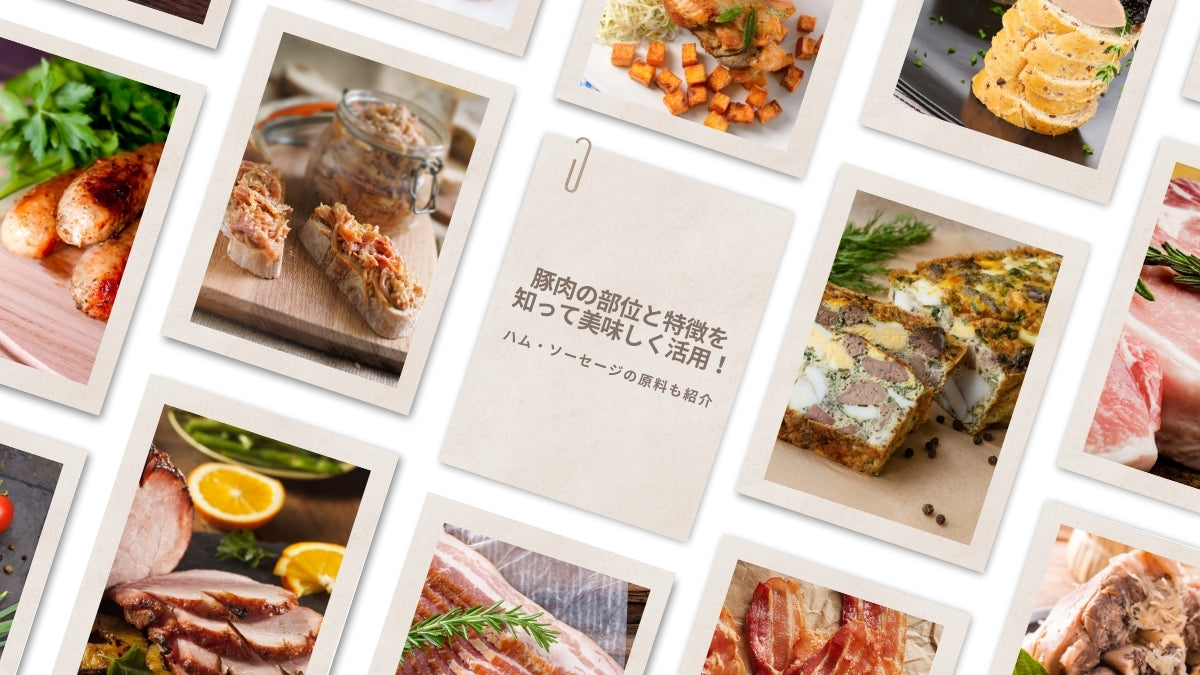 豚肉の部位早わかり｜10部位の特徴と美味しい食べ方