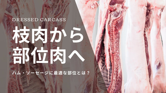 枝肉とは何か｜部位肉との違いと8部位への分け方